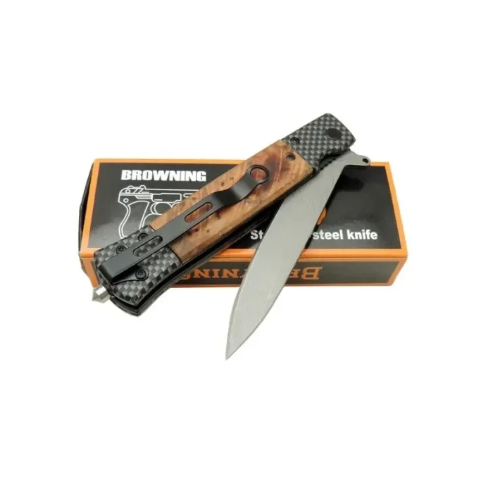 BUĞZ Hc02 Damalı Çakı 22 Cm Manuel, Kemerlikli