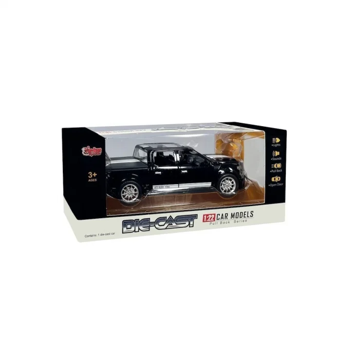  HCL-903 Çek Bırak 1:22 Sesli Ve Işıklı Arazi Metal Pikap -Vardem Oyuncak