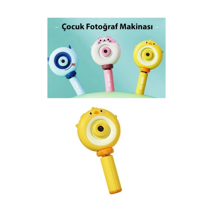 BUĞZ Hd Kamera Karikatür Tripodlu Çocuk Dijital Kamera Fotoğraf Makinası 1080p Video Kaydedici 2.0 İnç