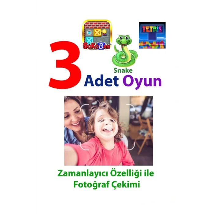 BUĞZ Hd Kamera Karikatür Tripodlu Çocuk Dijital Kamera Fotoğraf Makinası 1080p Video Kaydedici 2.0 İnç - Lisinya