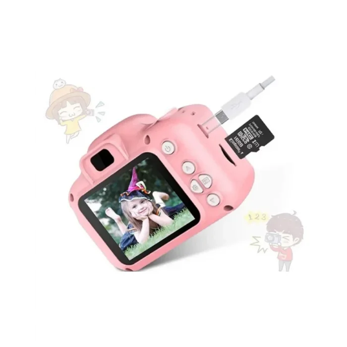 BUĞZ HD Video Kayıt Özellikli Mini Dijital Kamera Fotoğraf Çekimli USB Şarjlı