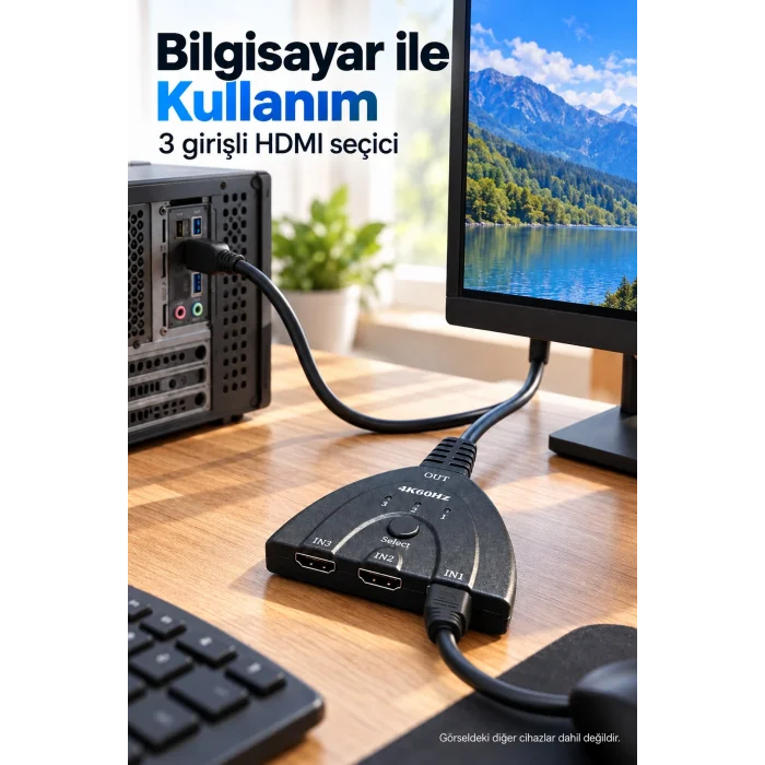 BUĞZ HDMI Switch HDR ve YUV 4:4:4 Destekli Seçici - BUĞZ