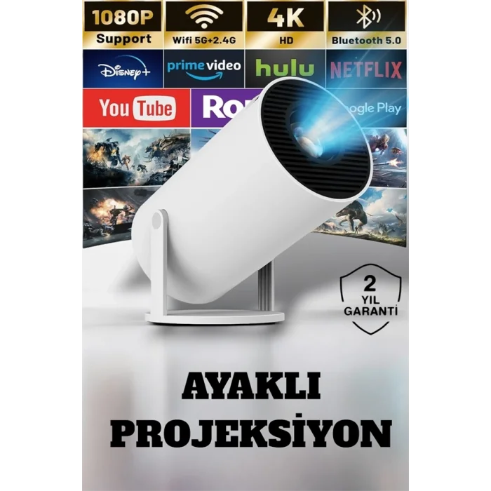 BUĞZ HDMI ve Full HD Teknolojili 160 ANSI Lümen Kablosuz Projeksiyon Yeni Nesil