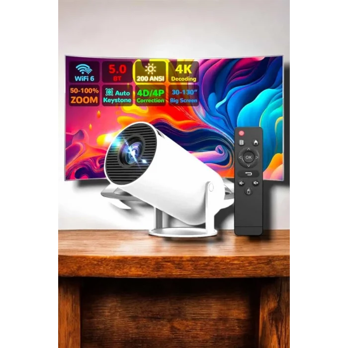 BUĞZ HDMI ve Full HD Teknolojili 160 ANSI Lümen Kablosuz Projeksiyon Yeni Nesil - BUĞZ