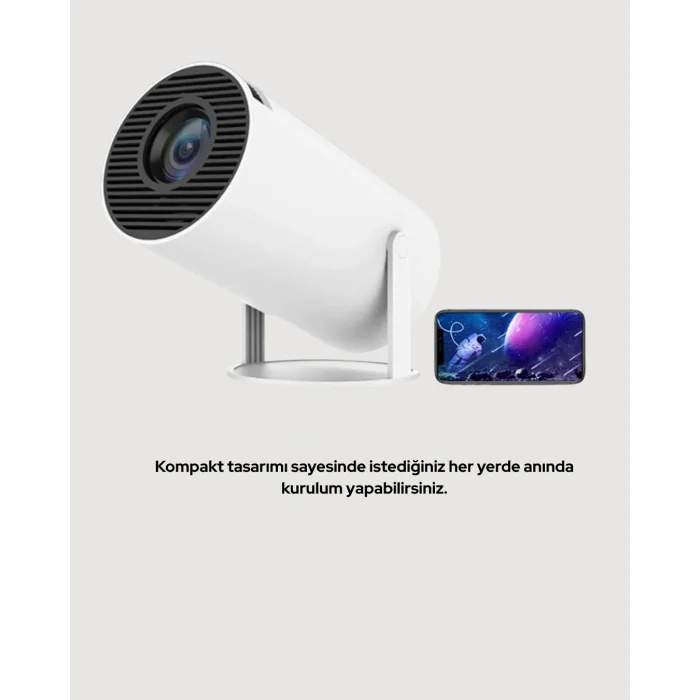 BUĞZ HDMI ve USB Girişli Uzun Ömürlü Ampullü Projeksiyon - BUĞZ