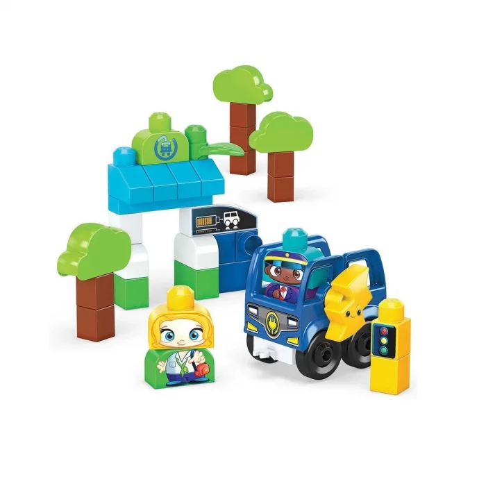  HDX90 Mega Bloks, Doğa Dostu Otobüs Seti, 36 parça, +1 yaş