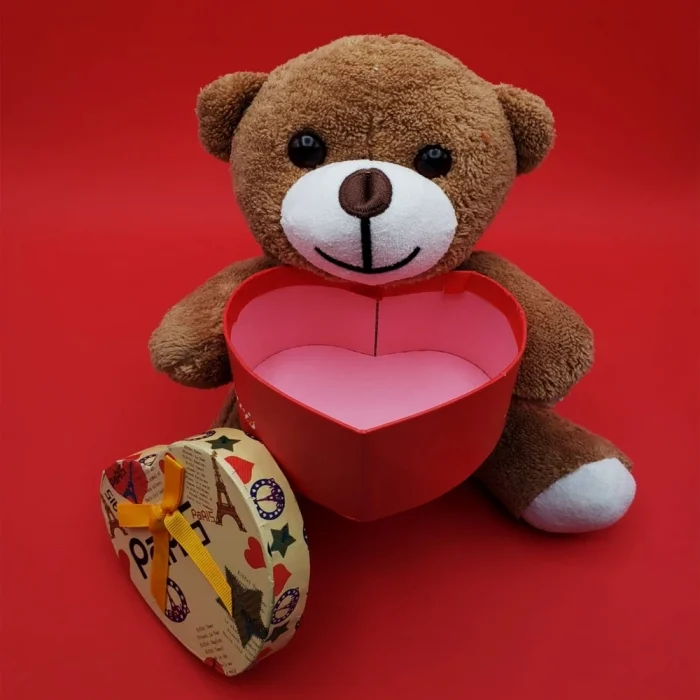 BUĞZ Hediyelik Kahverengi Kutulu Ayıcık