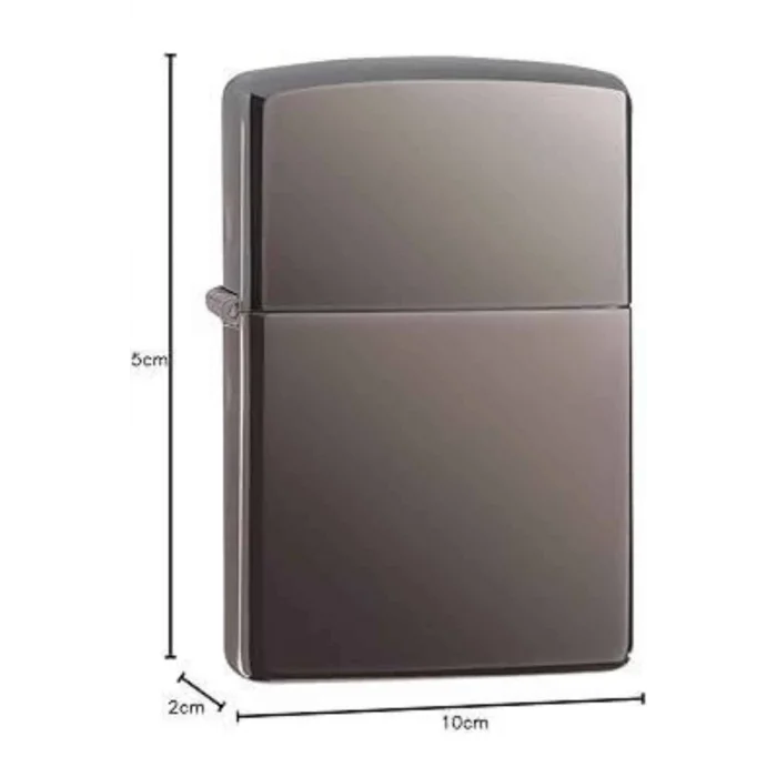 BUĞZ Hediyelik Zarif  Siyah Benzinli Çakmak