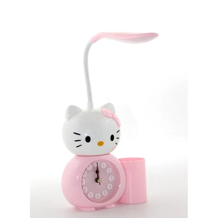 BUĞZ Hello Kitty Masa Lambası Saat Ve Kalemlik Alk2584
