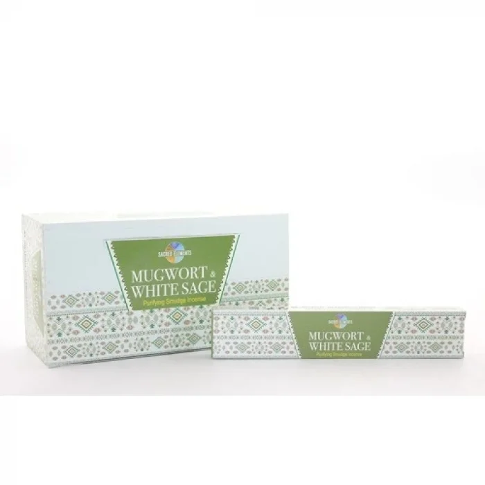  Hem Sacred Elements Mugwort & White Sage Masala Aromalı Çubuk Tütsü