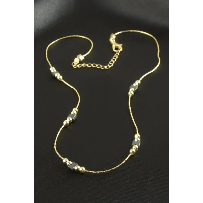 BUĞZ Hematit Zincir Kolye