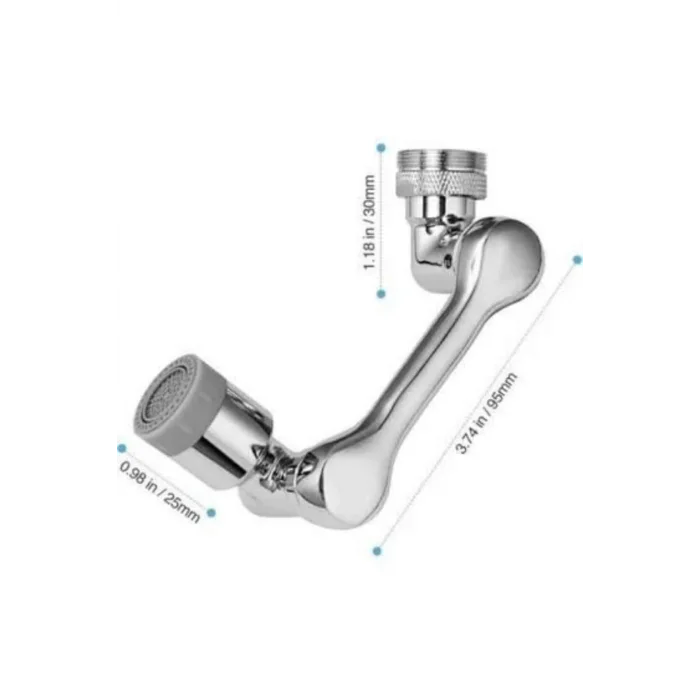  Her Yere Dönebilen Tasarruflu Mutfak Musluk Başlığı Ucu Musluk Ucu Oynar Başlıklı