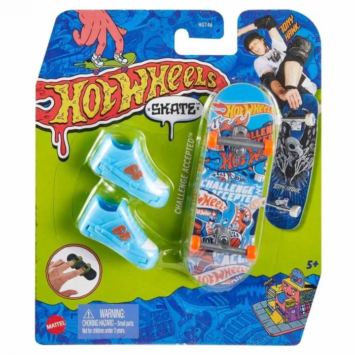  HGT46 Hot Wheels Skate Parmak Kaykay ve Ayakkabı Paketleri- 1 Adet Stokta Olan Gönderilir