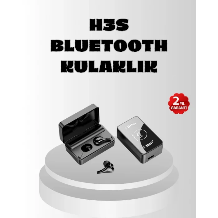 BUĞZ HiFi Ses Kaliteli Kablosuz Kulaklık – BT5.1, LED Ekranlı Şarj Kutusu, 3500 mAh