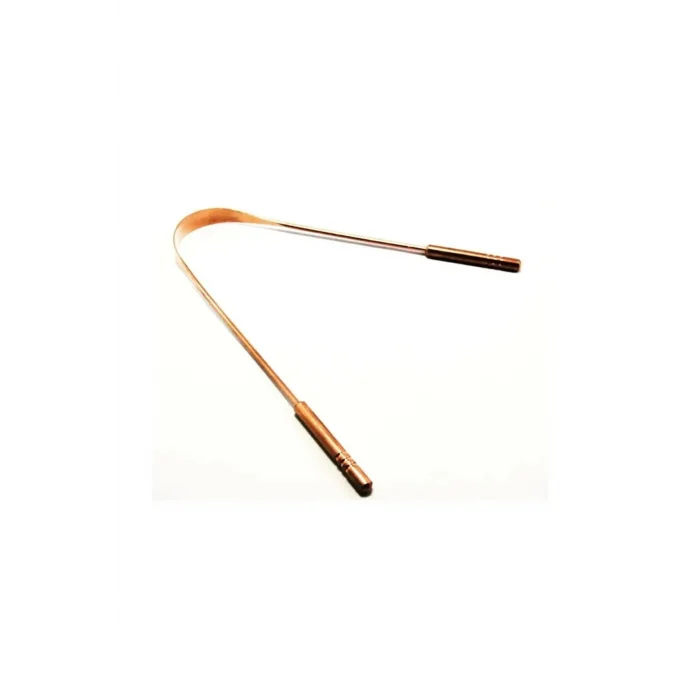 BUĞZ Hijyenik Dil Kazıyıcı Temizleme Dil Sıyırıcı Dil Temizleyici Bakır Hilal