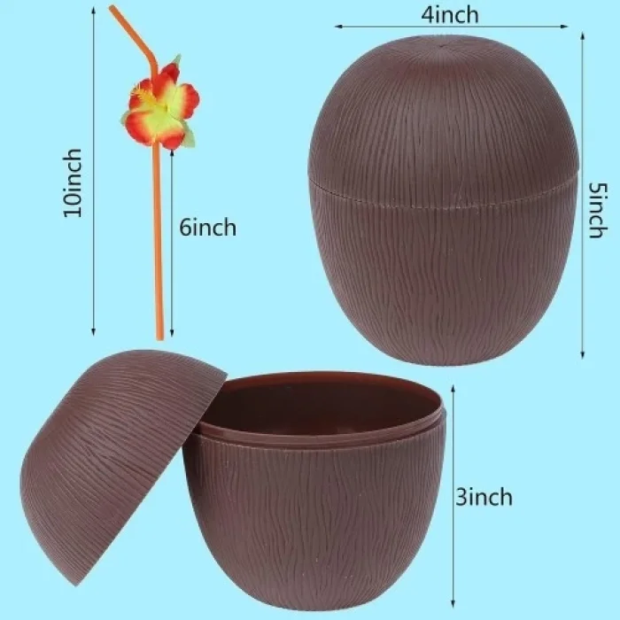  Hindistan Cevizi Pipetli Bardak