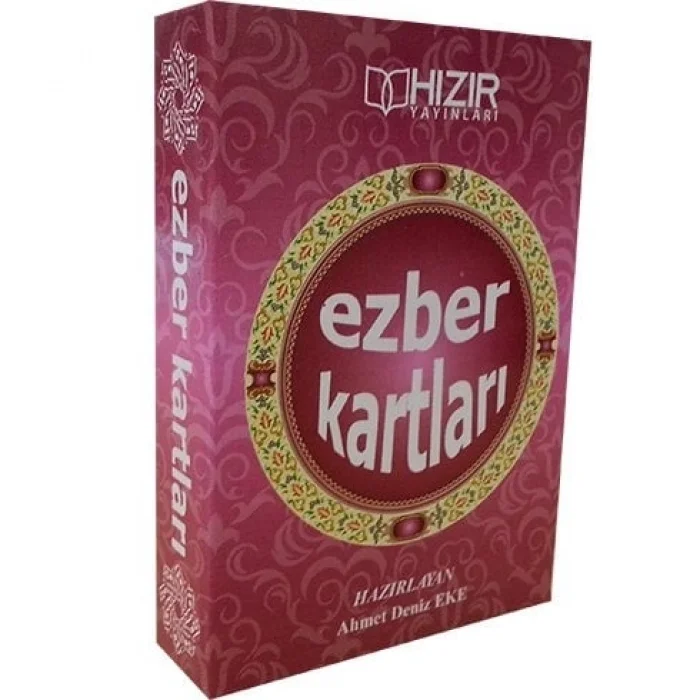 BUĞZ Hızır Ezber Kartları - DUA SURE EZBER KARTLARI - 50 Kart