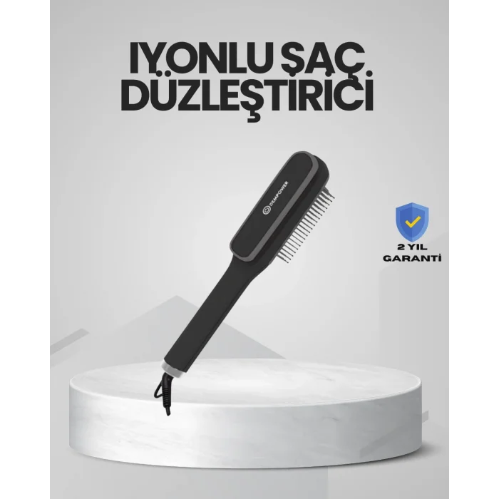 BUĞZ Hızlı Isınan İyonlu Saç Düzleştirici Tarak Pratik Kullanım