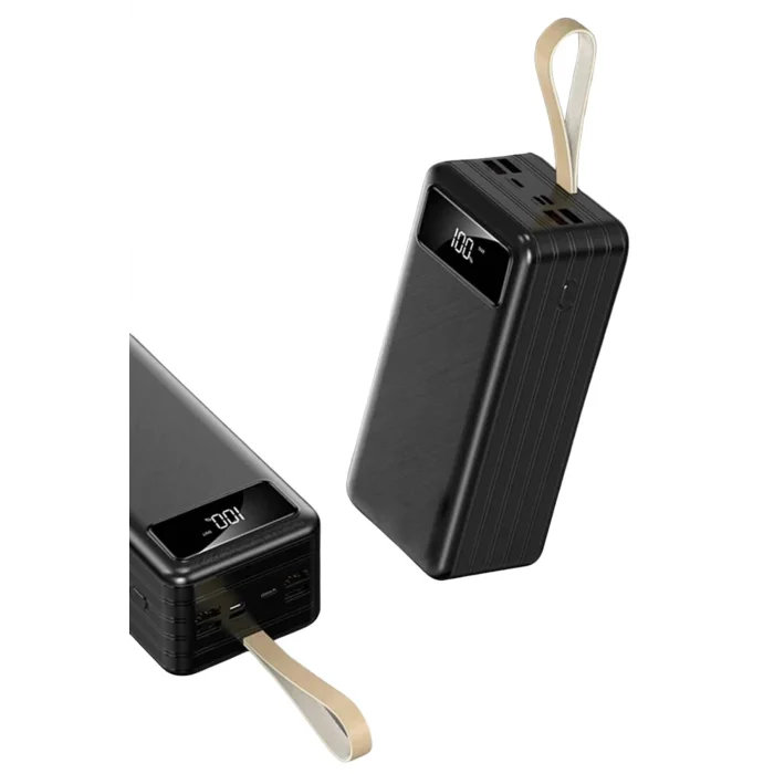  Hızlı Şarj 4 Çıkışlı Powerbank 60.000 Mah Taşınabilir Dijital Göstergeli