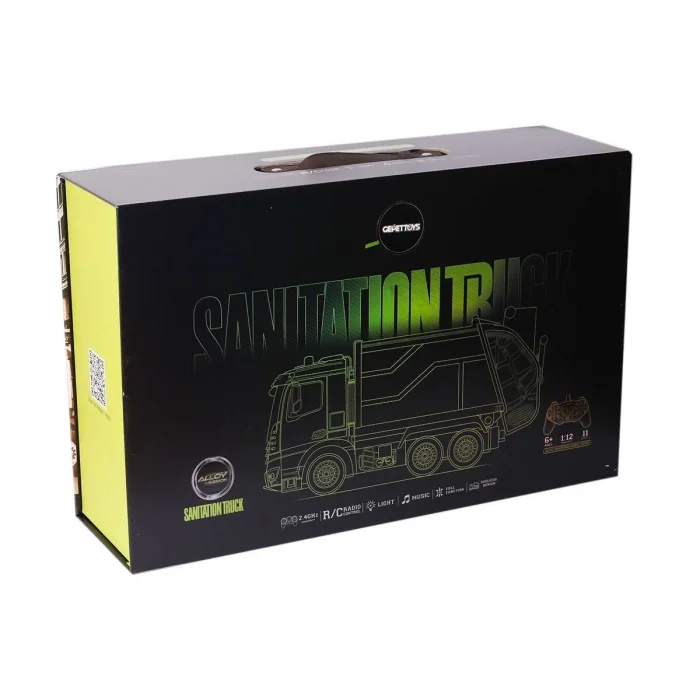  HJ8003-1  Metal Kumandalı Çöp Arabası