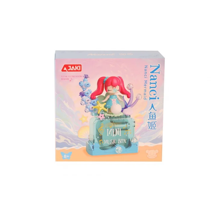 BUĞZ HK112 JAKİ DENİZ KIZI MÜZİK KUTUSU 131 PARÇA BLOCK