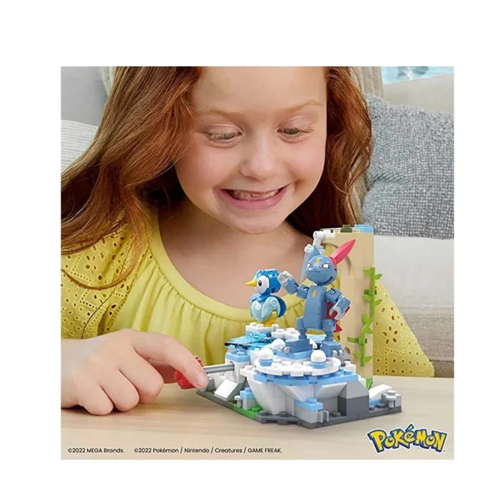  HKT20 MEGA Pokemon -  Piplup ve Sneasel Kış Macerası Seti 183 parça + 7 yaş