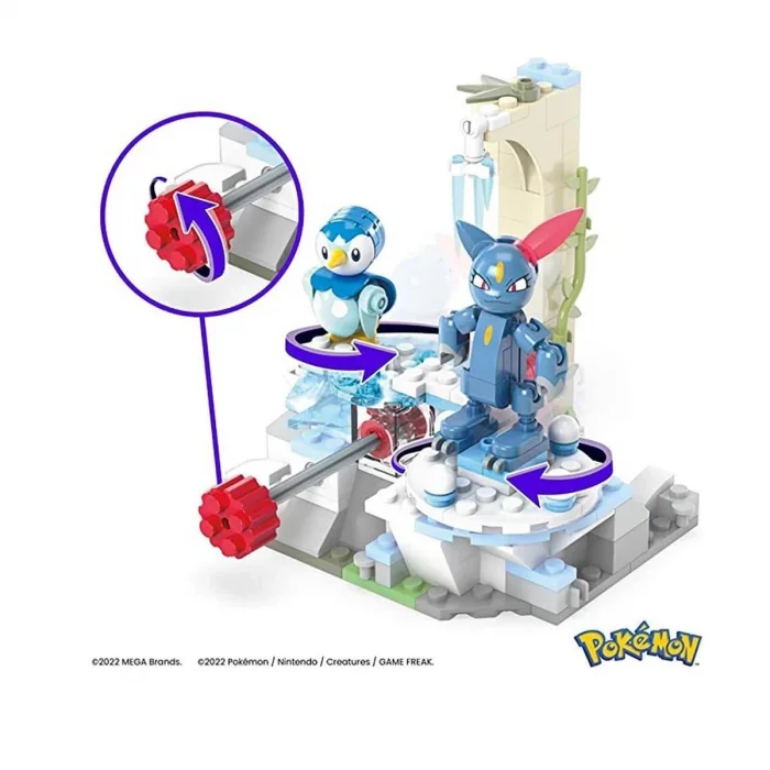  HKT20 MEGA Pokemon -  Piplup ve Sneasel Kış Macerası Seti 183 parça + 7 yaş