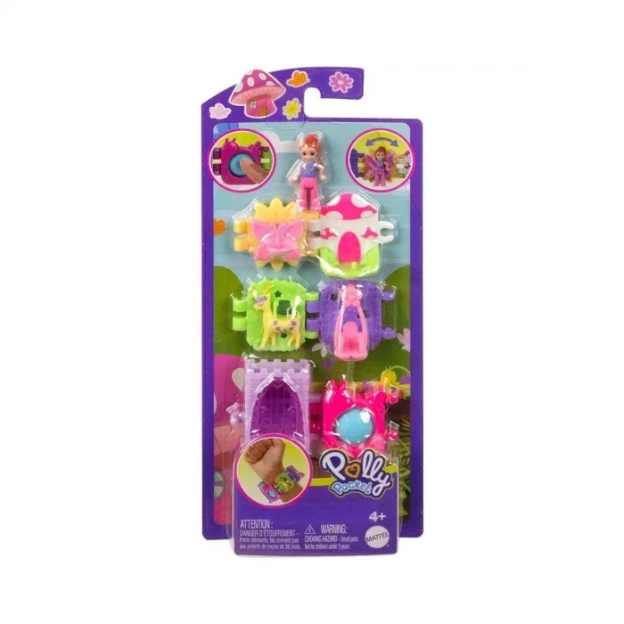 HKV67 Polly Pocket Bileklik Olabilen Sevimli Oyun Setleri -1 adet stokta olan gönderilir