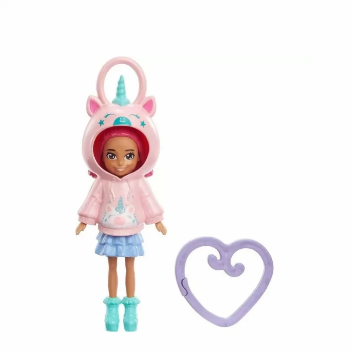  HKV98 Polly Pocket Kapüşonlu Bebekler -1 adet stokta olan gönderilir