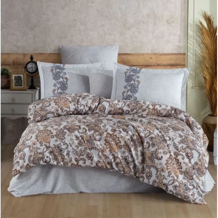  Hobby Çift Kişilik Ranforce Nevresim Takımı Elsa Gold