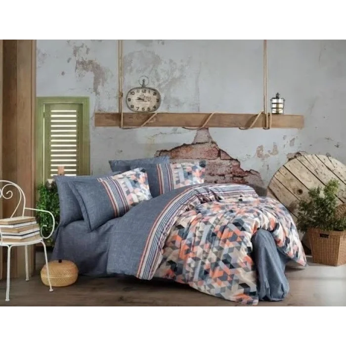 BUĞZ Hobby Kingsize Poplin Nevresim Arella Oranj