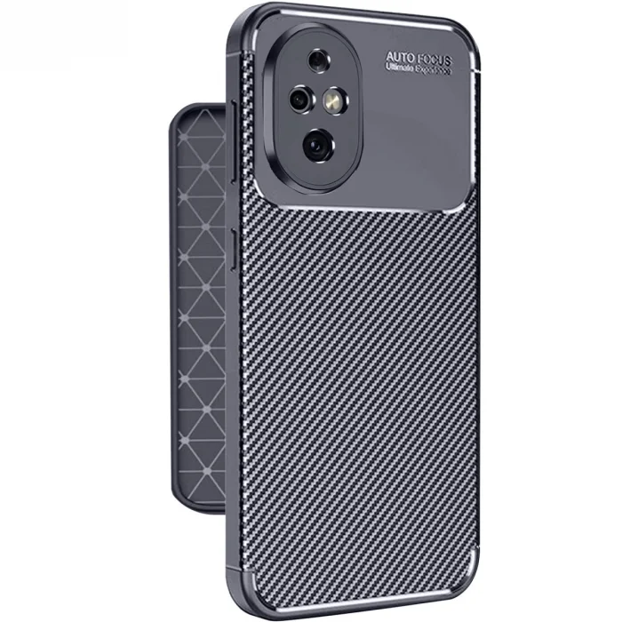 BUĞZ Honor 200 Kılıf Auto Focus Karbon Kapak - Lacivert