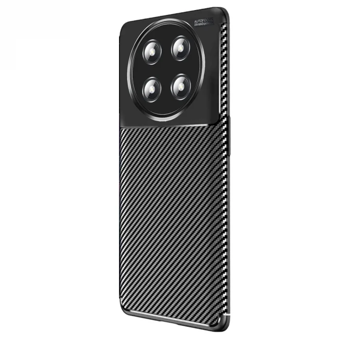 BUĞZ Honor Magic 7 Lite Kılıf Auto Focus Karbon Kapak - Siyah