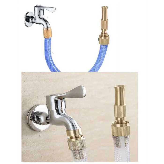 BUĞZ Hortum Tazyik Aparatı - 2 Fonksiyonlu  Sprey- Tazyik  Bahçe Araba Balkon Yıkama Püskürtücü Aparat