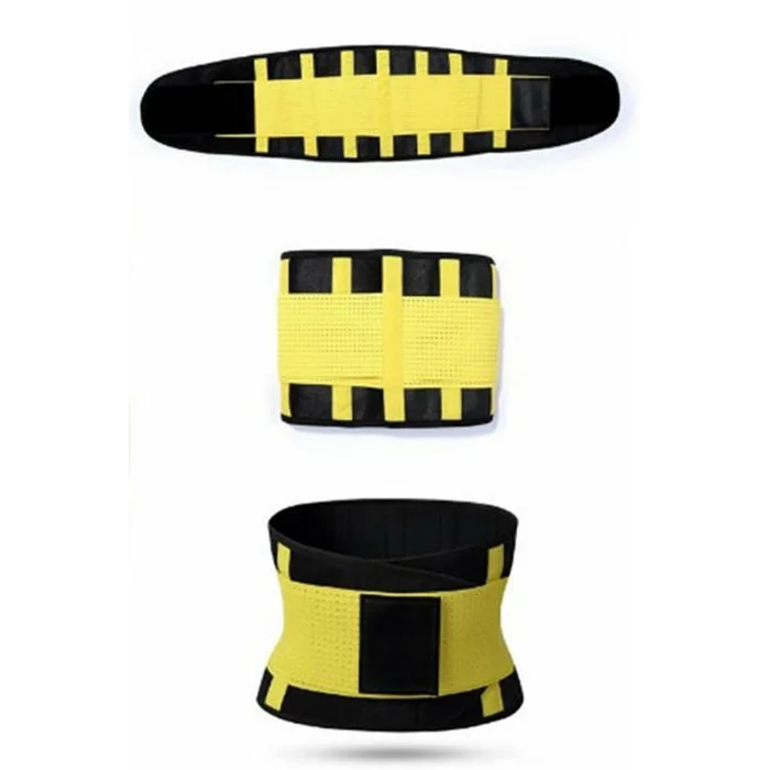  Hot Belt Termal Sauna Kemer Unisex Terletme Korsesi (sarı-siyah)