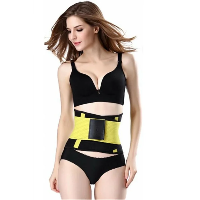 BUĞZ Hot Belt Termal Sauna Kemer Unisex Terletme Korsesi (sarı-siyah)