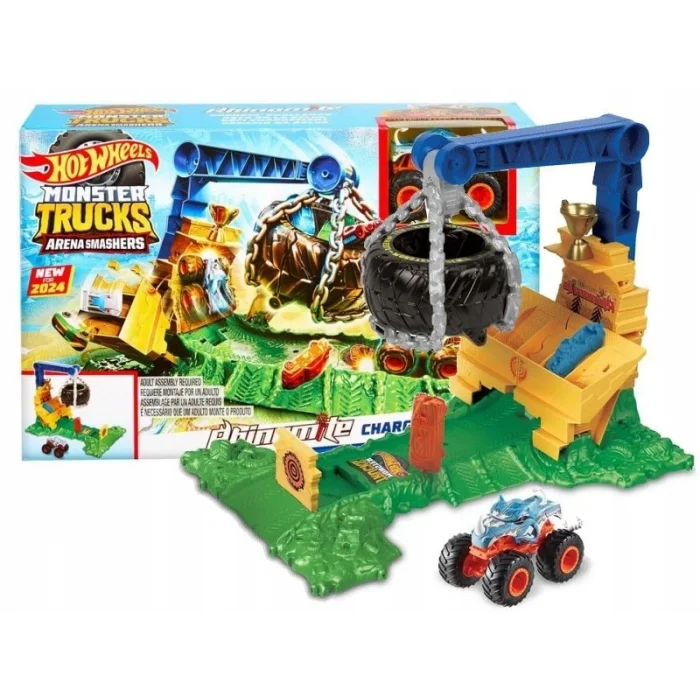 BUĞZ Hot Wheels Monster Trucks Arenada Rhinomite Mücadelesi Oyun Seti HTP18