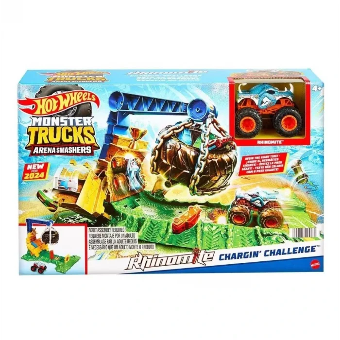 BUĞZ Hot Wheels Monster Trucks Arenada Rhinomite Mücadelesi Oyun Seti HTP18