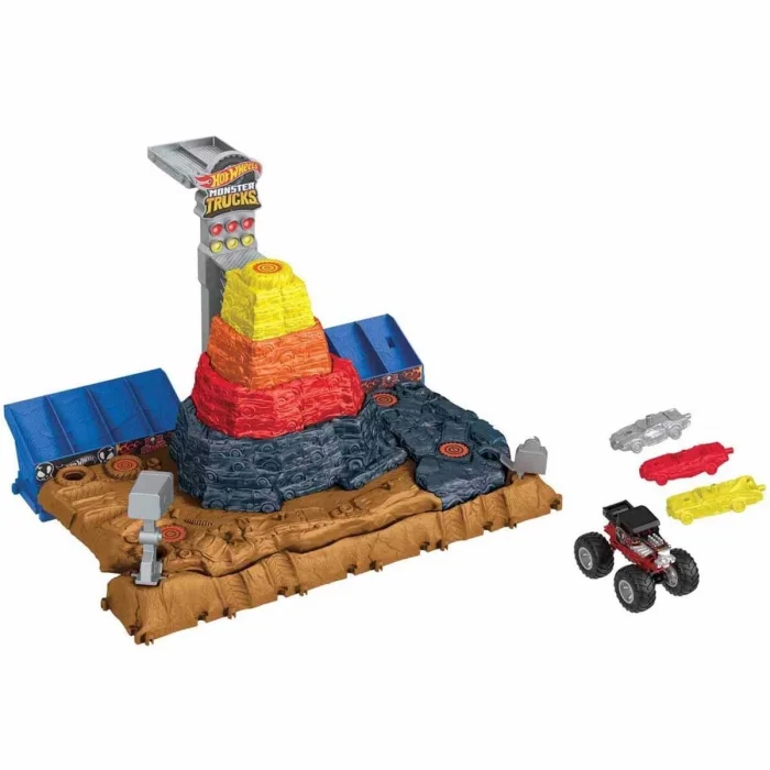  Hot Wheels Monster Trucks Muhteşem Çarpışma Arenası Oyun Seti HNB96