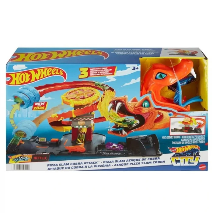 BUĞZ Hot Wheels Pizza Dükkanında Kobra Macerası Oyun Seti HTN81