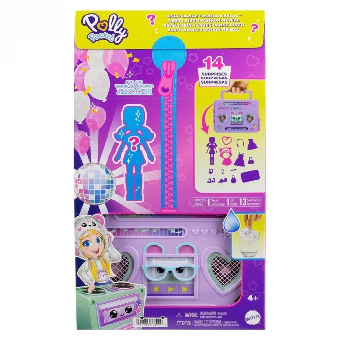  HRD65 Polly Pocket Radyo Temalı Moda Eğlencesi Oyun Seti
