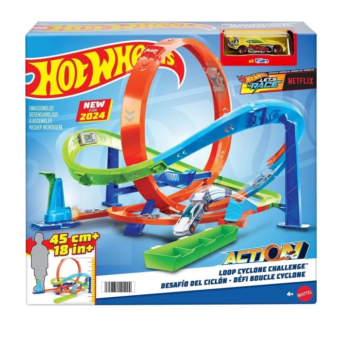  HTK16 Hot Wheels Bumerang Çemberli Yarış Pisti