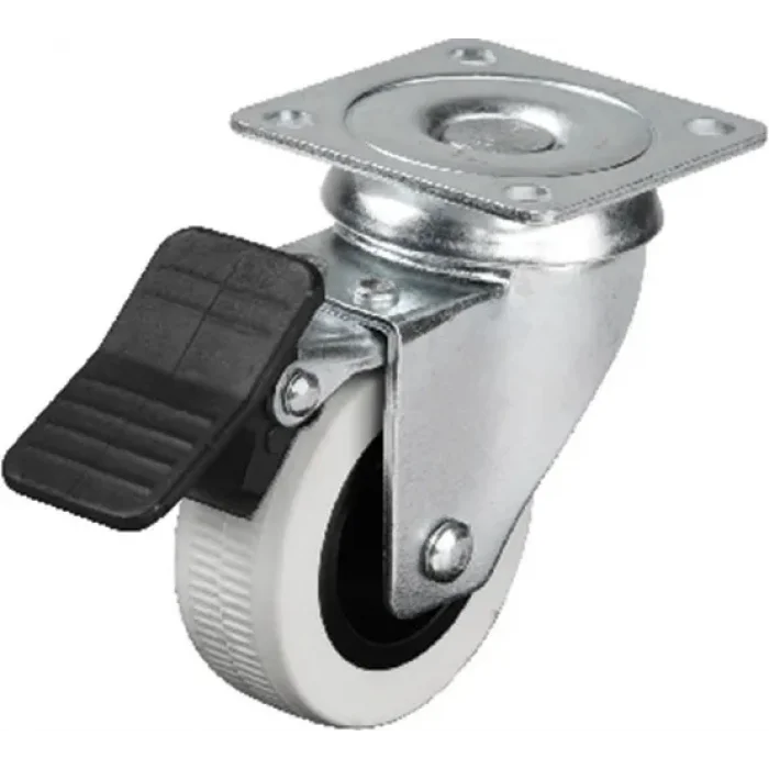 BUĞZ Eco Lounge Hts 334 - 50x20 mm Çift Bilyalı Tablalı Frenli Teker 4 Adet