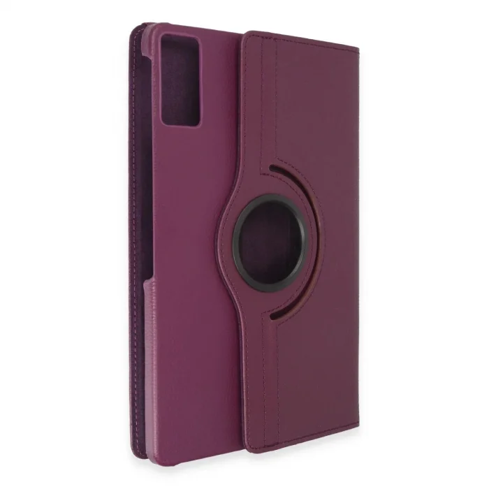 BUĞZ Huawei Honor Pad 10 12.1 Kılıf 360 Tablet Deri Kılıf - Mürdüm