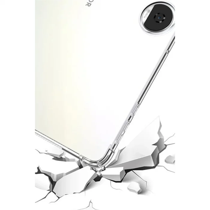 BUĞZ Huawei Honor Pad 9 Kılıf Anti Shock Tablet Silikon - Şeffaf