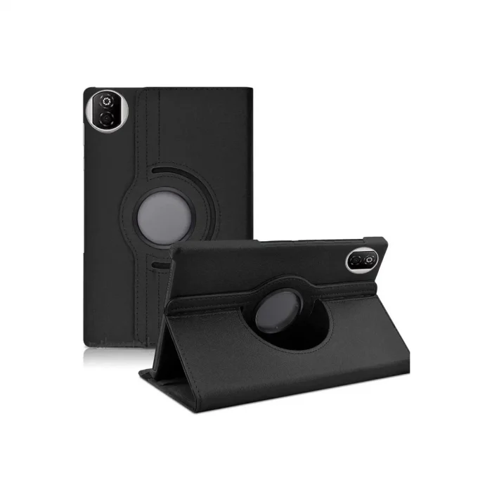 BUĞZ Huawei Honor Pad X7 360 Tablet Deri Kılıf - Siyah