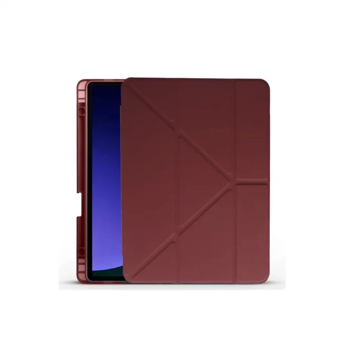 BUĞZ Huawei Honor Pad X9 11.5 Kılıf Kalemlikli Mars Tablet Kılıfı - Mürdüm
