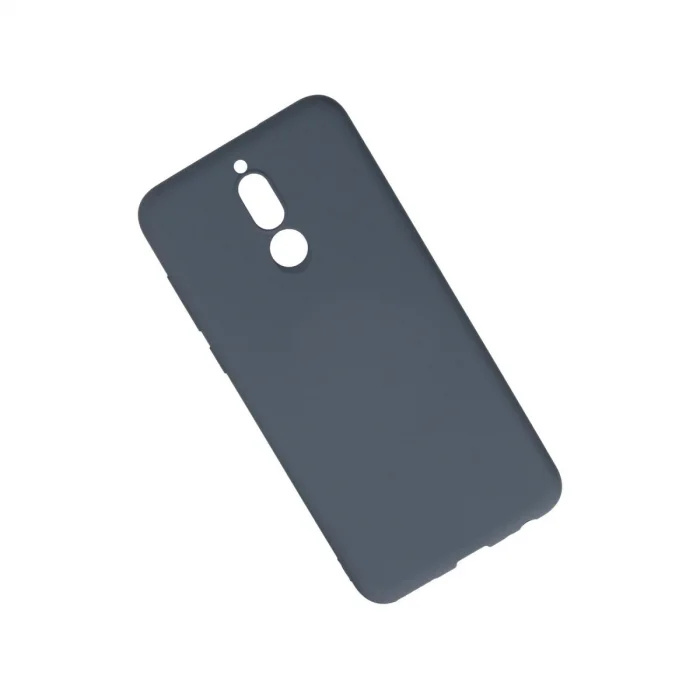 BUĞZ Huawei Mate 10 Lite Kılıf Nano İçi Kadife Silikon - Gri