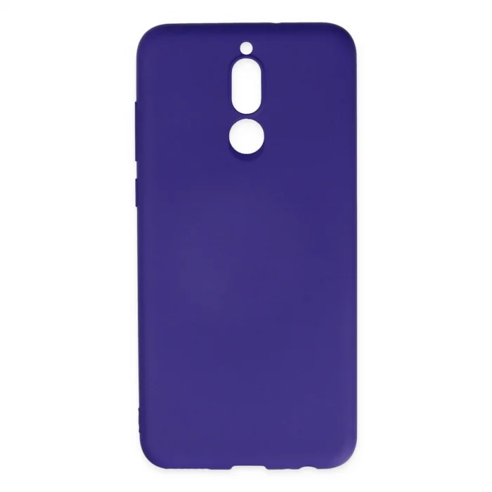 BUĞZ Huawei Mate 10 Lite Kılıf Nano İçi Kadife Silikon - Mor