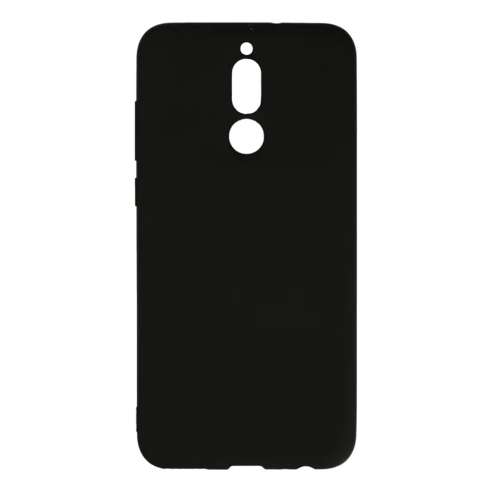 BUĞZ Huawei Mate 10 Lite Kılıf Nano İçi Kadife Silikon - Siyah